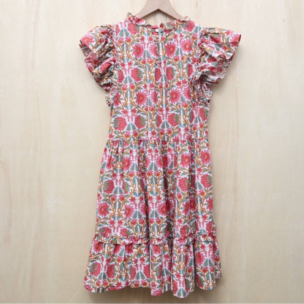 Caroline Constas Strawberry Print Floral Mini Dress Medium - Picture 3 of 4